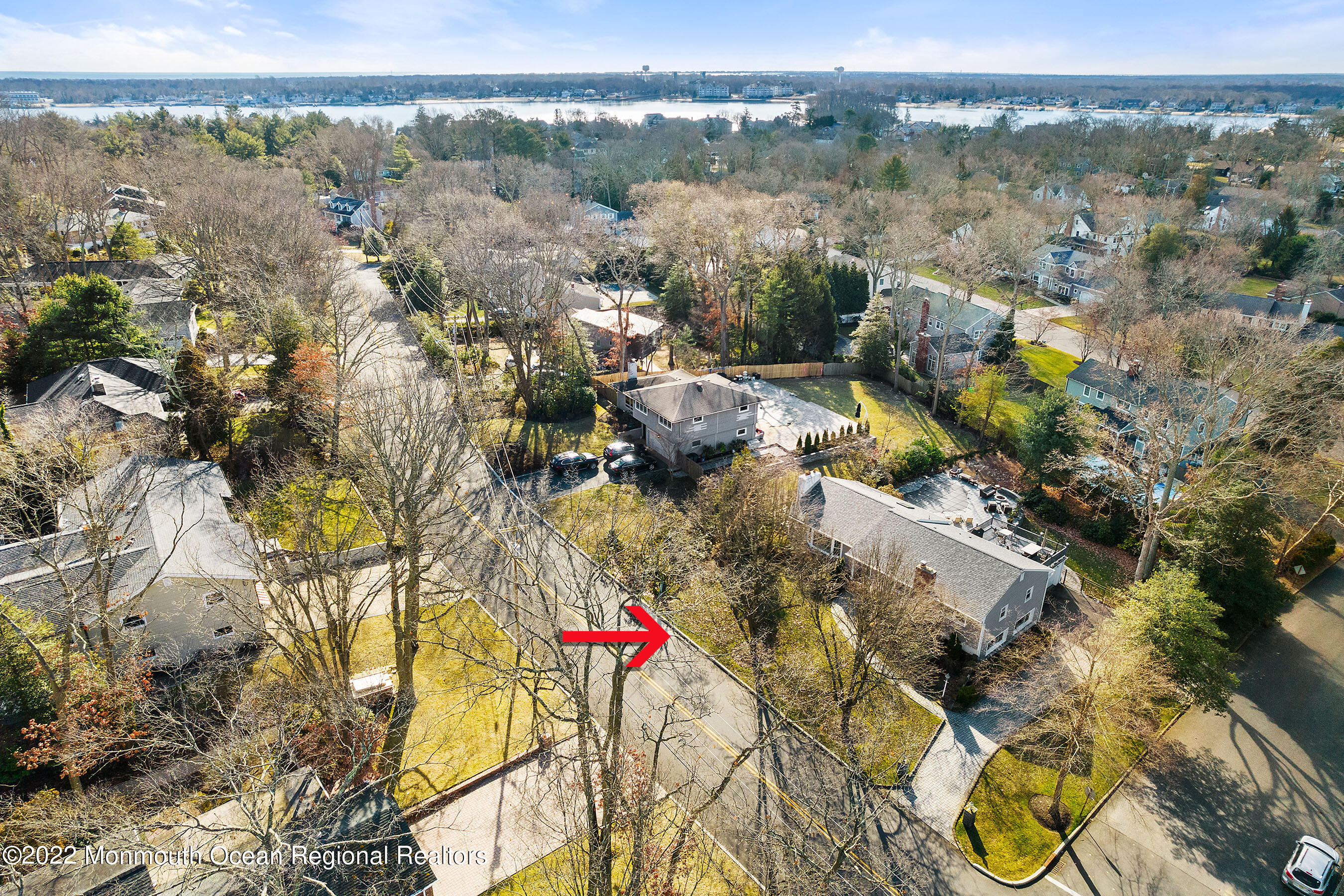 631 Valley Road Brielle, NJ 08730 - Photo 50 of 55 FrontRightAerial1 arrow
