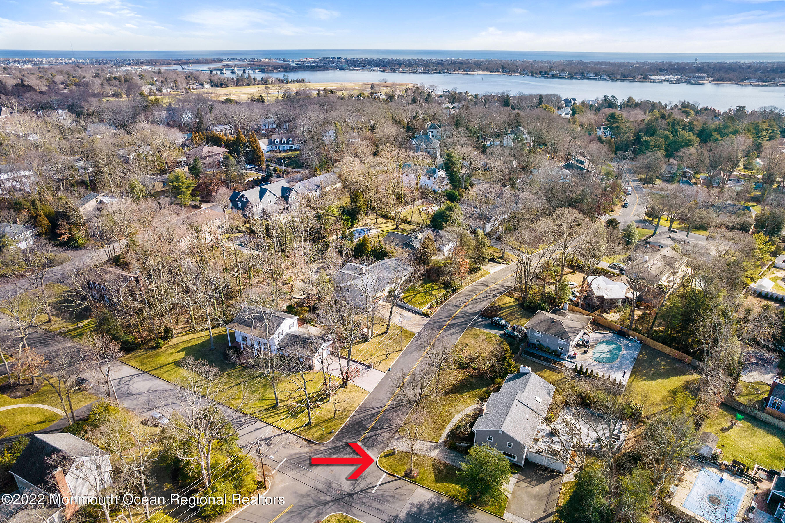 631 Valley Road Brielle, NJ 08730 - Photo 54 of 55 RearLeftAerial arrow