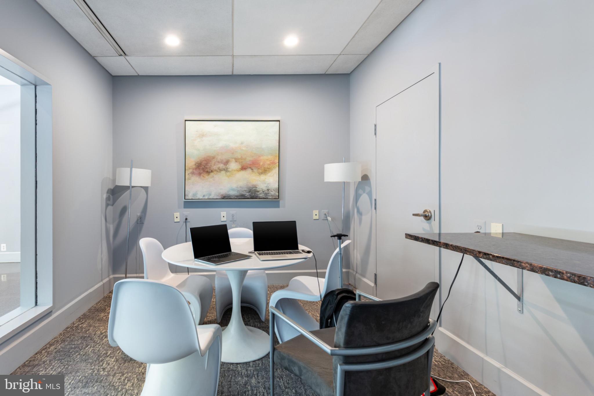 350 G Street Southwest, Unit N423 Washington, DC 20024 - Photo 34 of 43 Modern workspace with artistic flair.