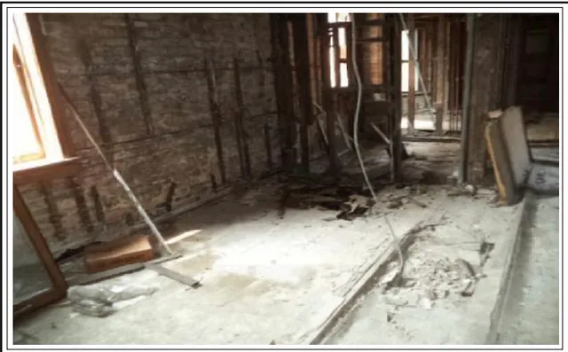 a backyard of a house