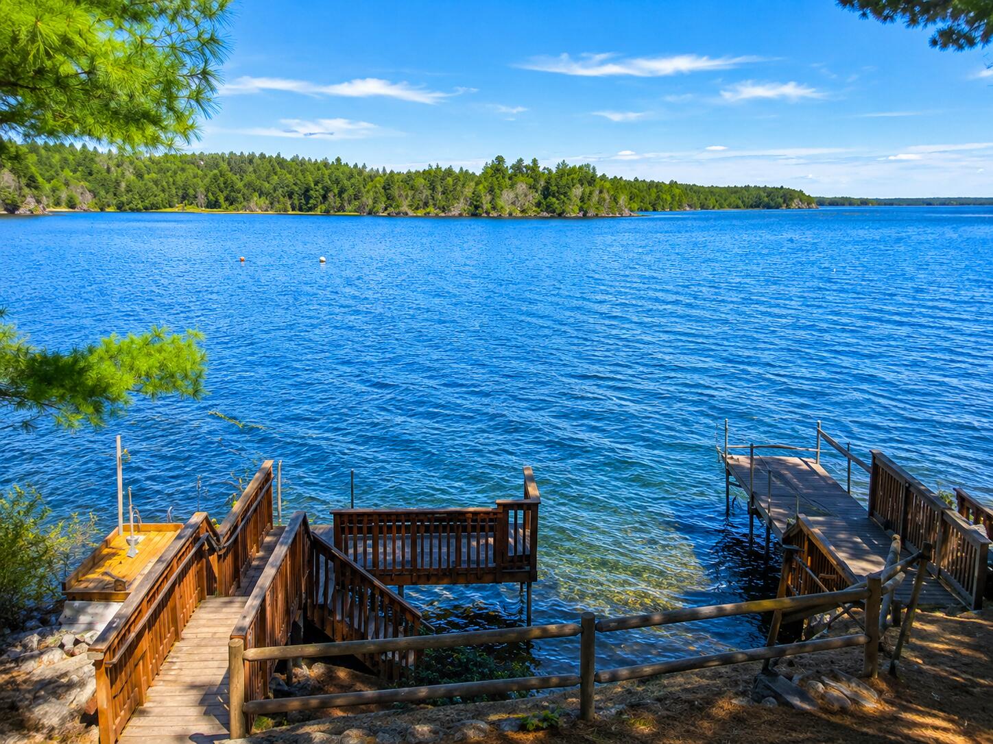 805 Anderson Road Sebago, ME 04029 - Photo 51 of 56 Dock View 3