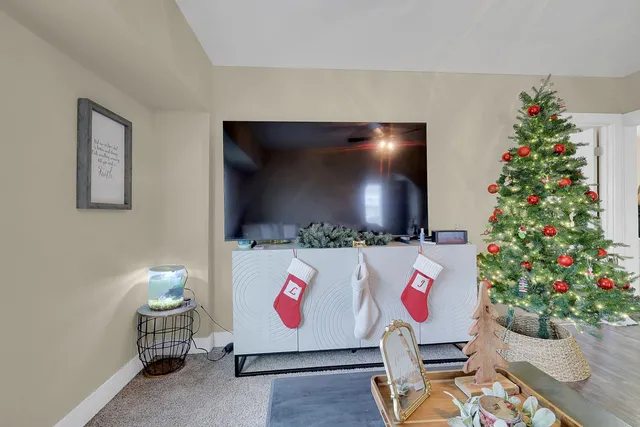 a kitchen with granite countertop stainless steel appliances and counter space
