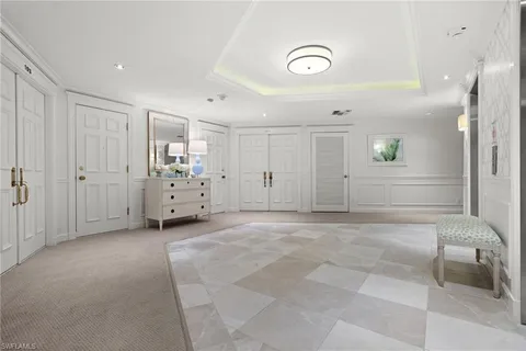 a view of empty room