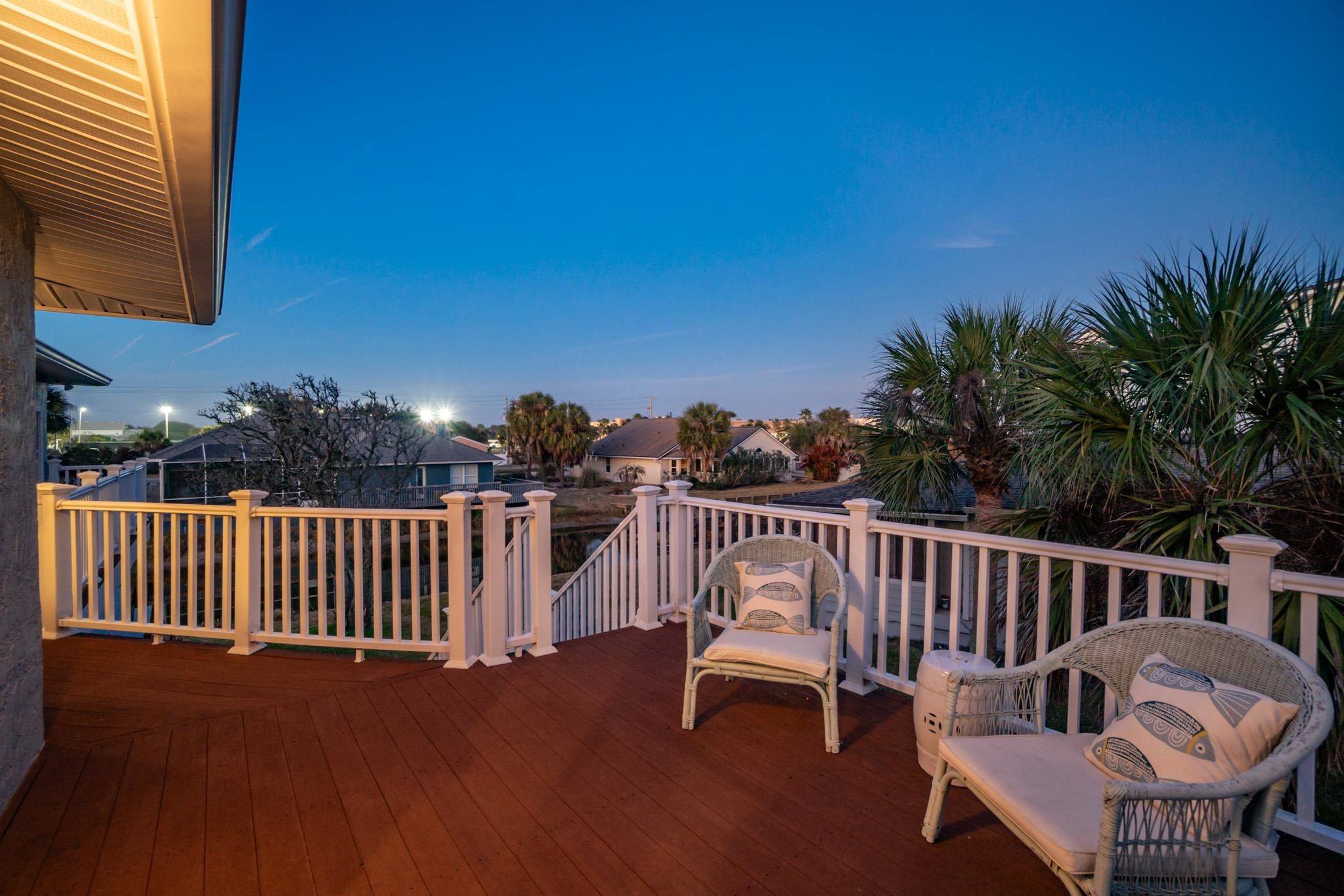 7 Sabor De Sal Road St. Augustine, FL 32080 - Photo 58 of 59 Wooden terrace with a residential view