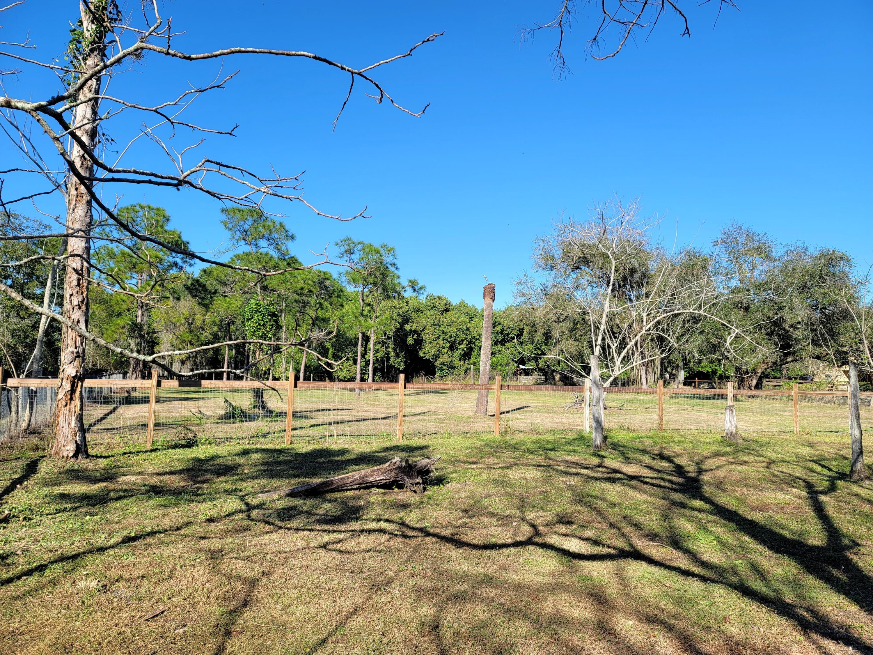 4362 West Midway Road Fort Pierce, FL 34981 - Photo 6 of 29 PADDOCK LOOKING OUT TO LARGE FENCED PAST