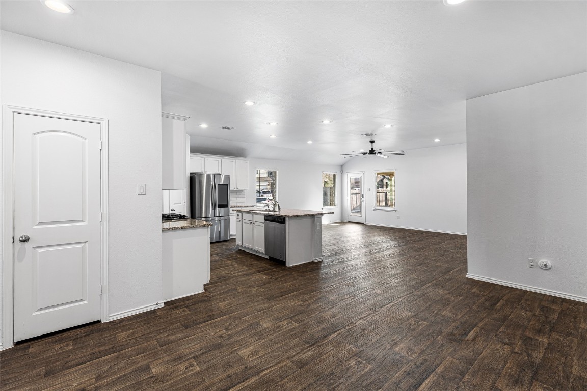 16016 Birch Bay Lane Conroe, TX 77384 - Photo 22 of 37 a view of kitchen with wooden floor