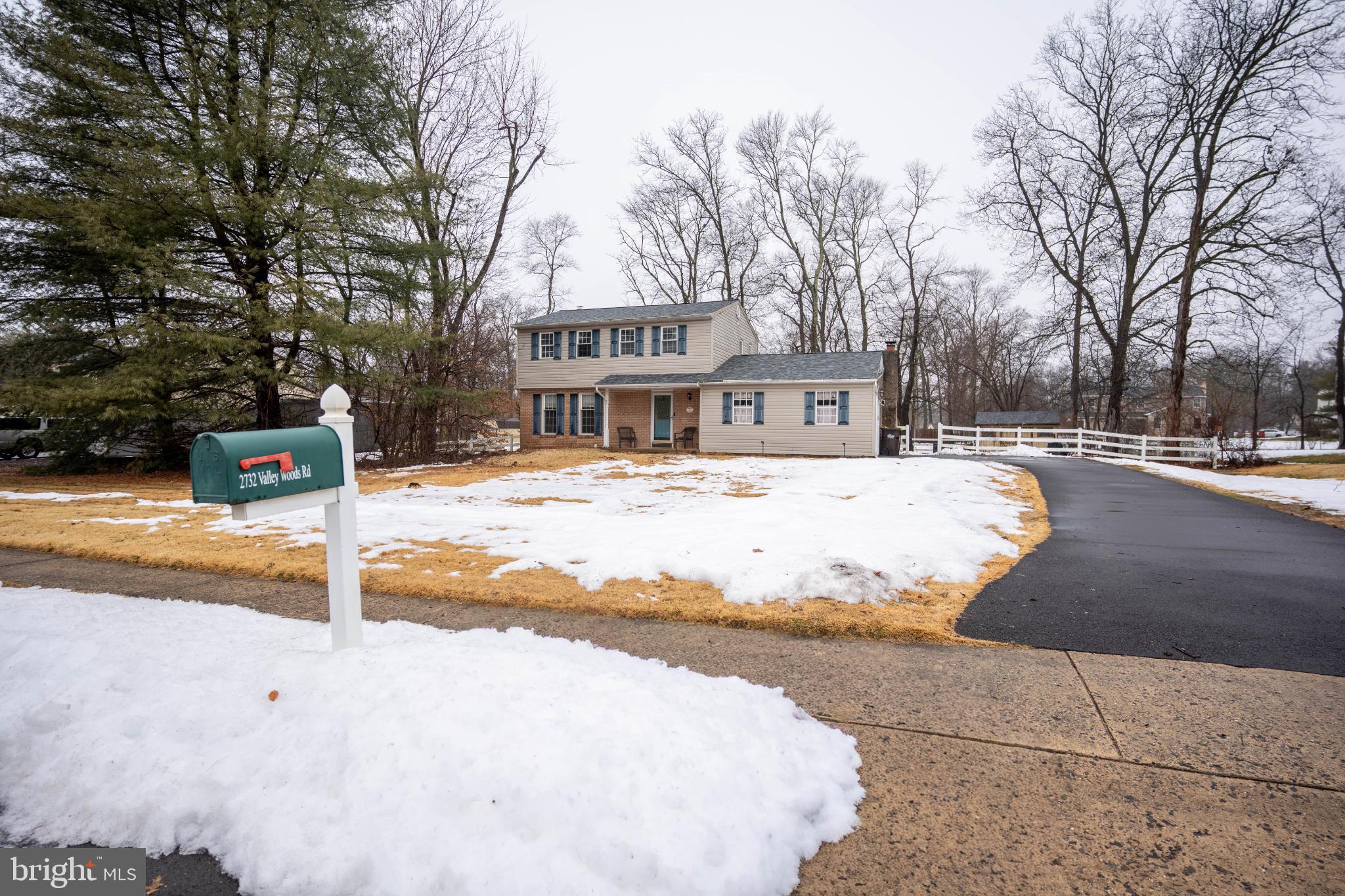 2732 Valley Woods Road Hatfield, PA 19440 - Photo 2 of 33 Charming home nestled in a winter landscape.