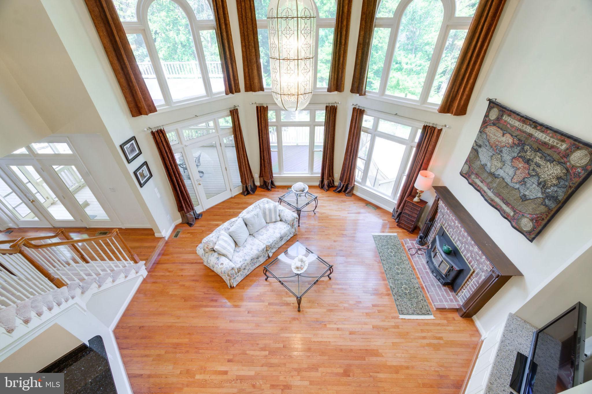 12100 North Walnut Branch Road Reston, VA 20194 - Photo 30 of 124 View of Great Room from Upper Hall Balcony
