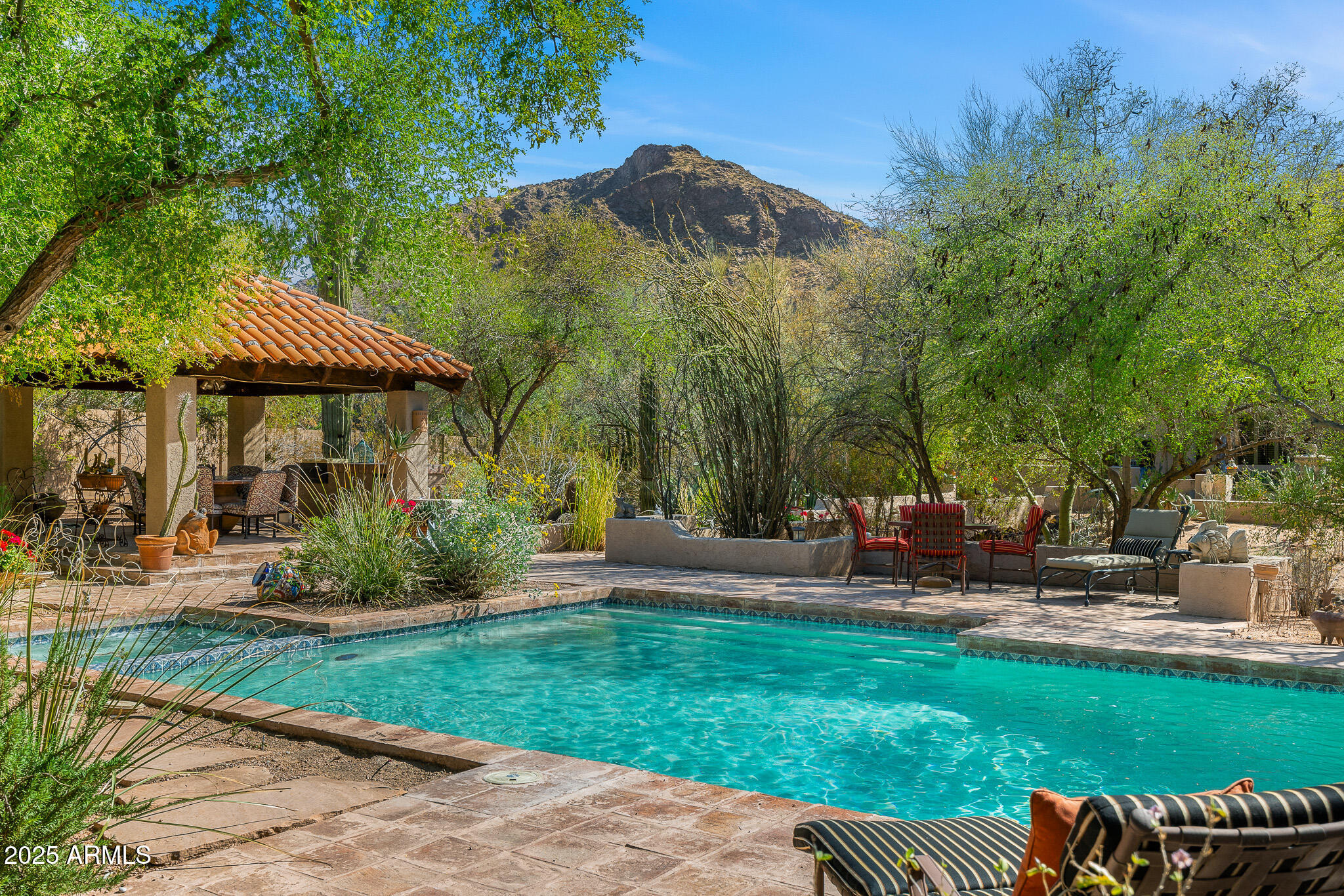 6301 North Camelback Manor Drive, Unit 5 Paradise Valley, AZ 85253 - Photo 16 of 17 pool3 with mountain views