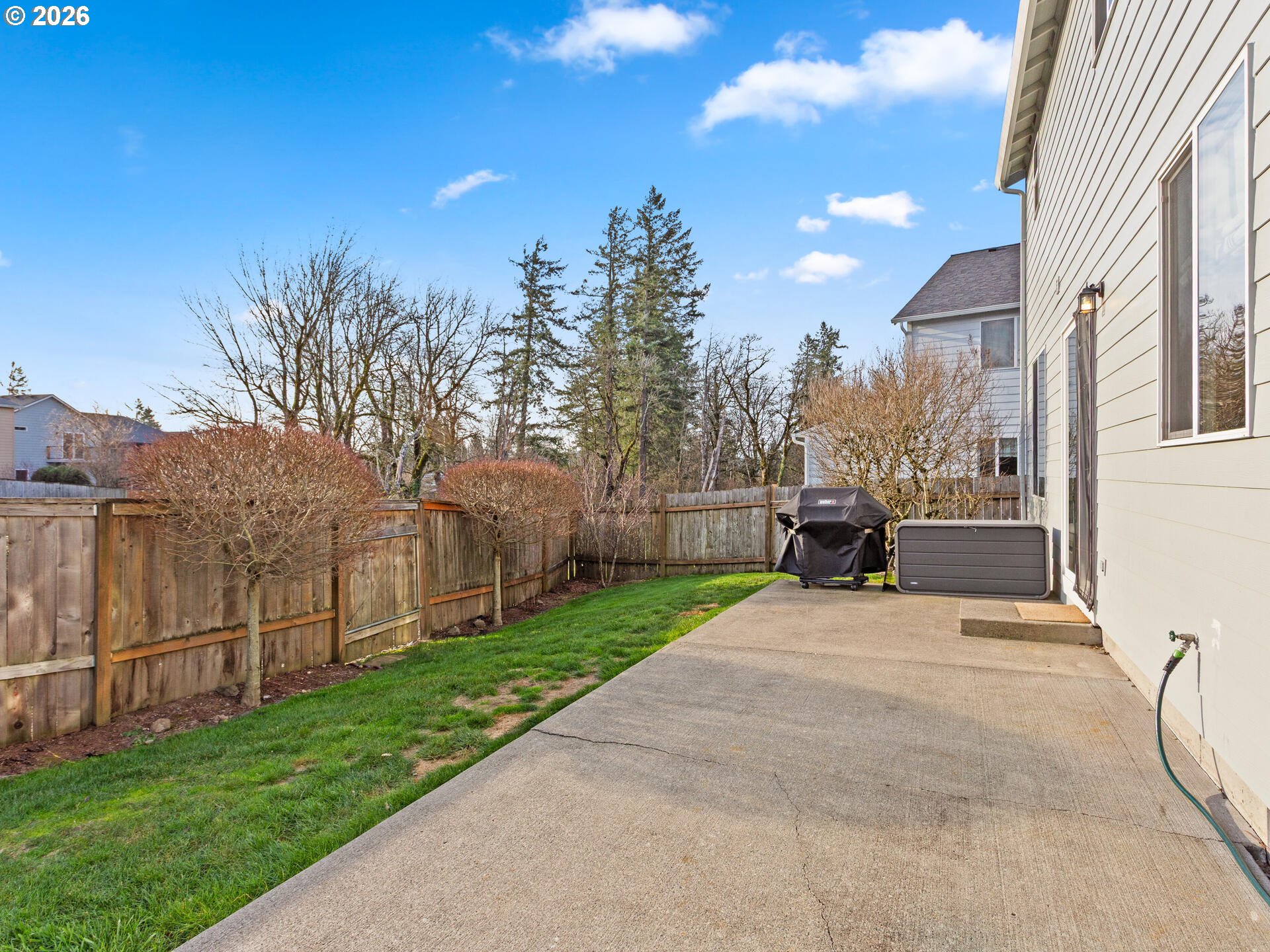 5468 J Street Washougal, WA 98671 - Photo 30 of 48 a view of a backyard with pathway