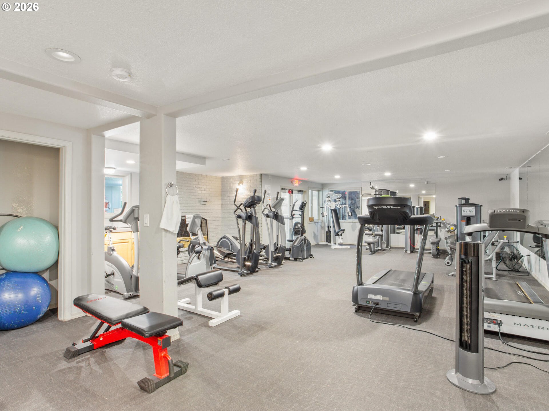 5468 J Street Washougal, WA 98671 - Photo 43 of 48 a view of a room with gym equipment