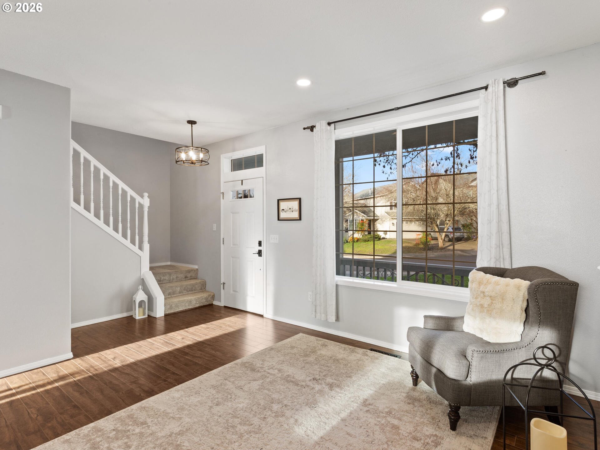 5468 J Street Washougal, WA 98671 - Photo 6 of 48 a bedroom with furniture and a window