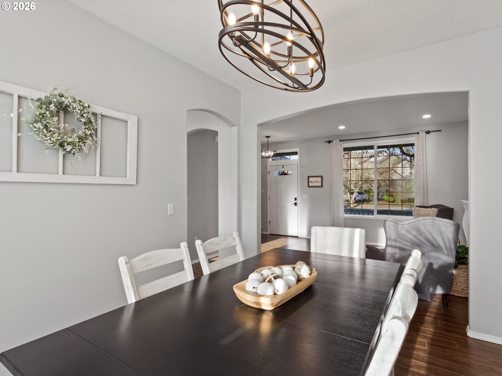 5468 J Street Washougal, WA 98671 - Photo 8 of 48 a living room with furniture and a wooden floor