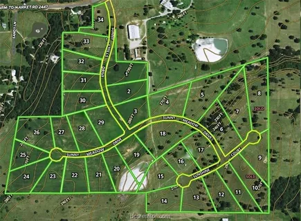 $256,707 | Tbd Tbd Sunny Meadow Drive, Chappell Hill, TX 77426