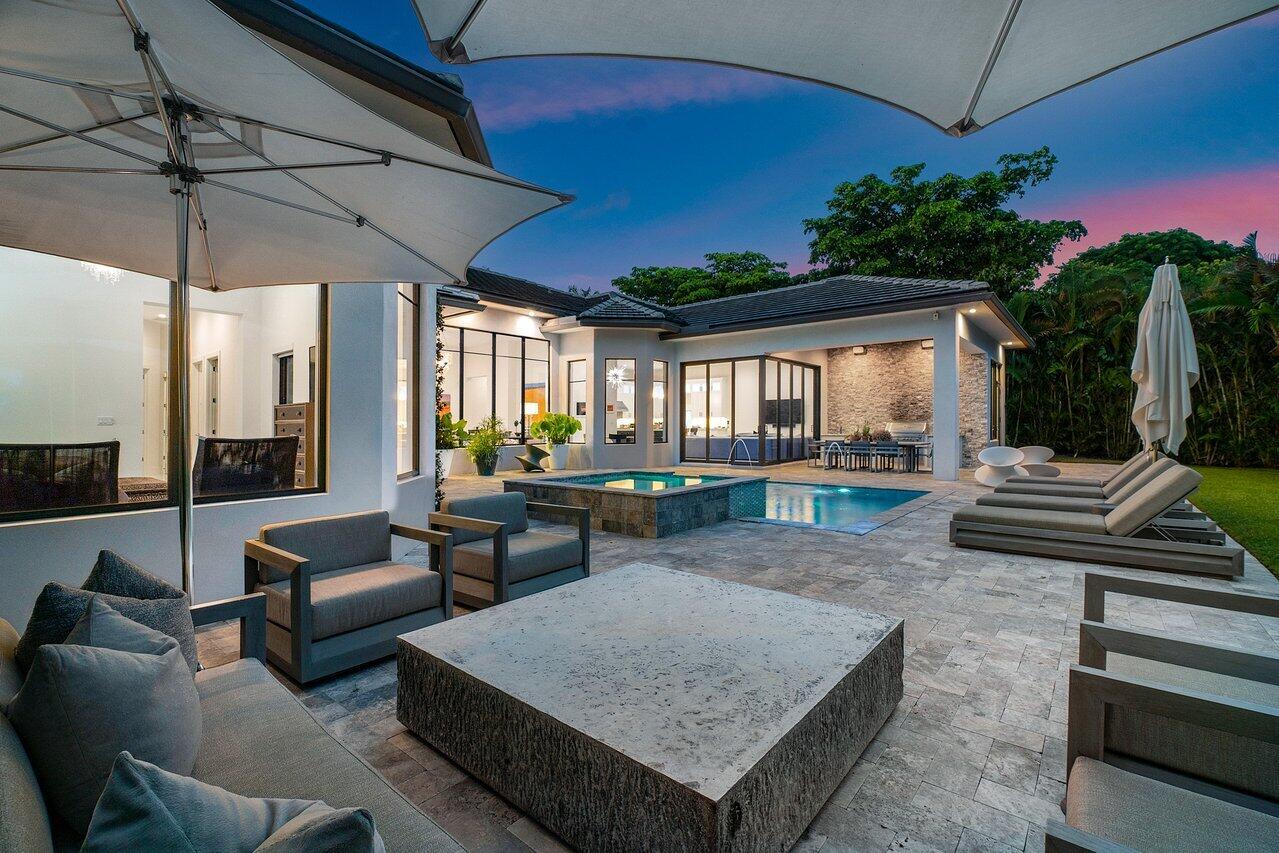 7428 Fenwick Place Boca Raton, FL 33496 - Photo 30 of 40 Exterior Back (Dusk)