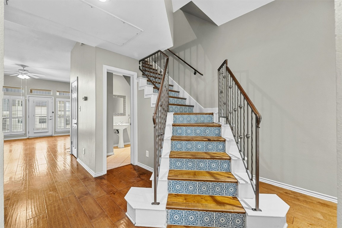 2918 Ranch Road 620 North, Unit W219 Austin, TX 78734 - Photo 7 of 35 a view of entryway with wooden floor and windows