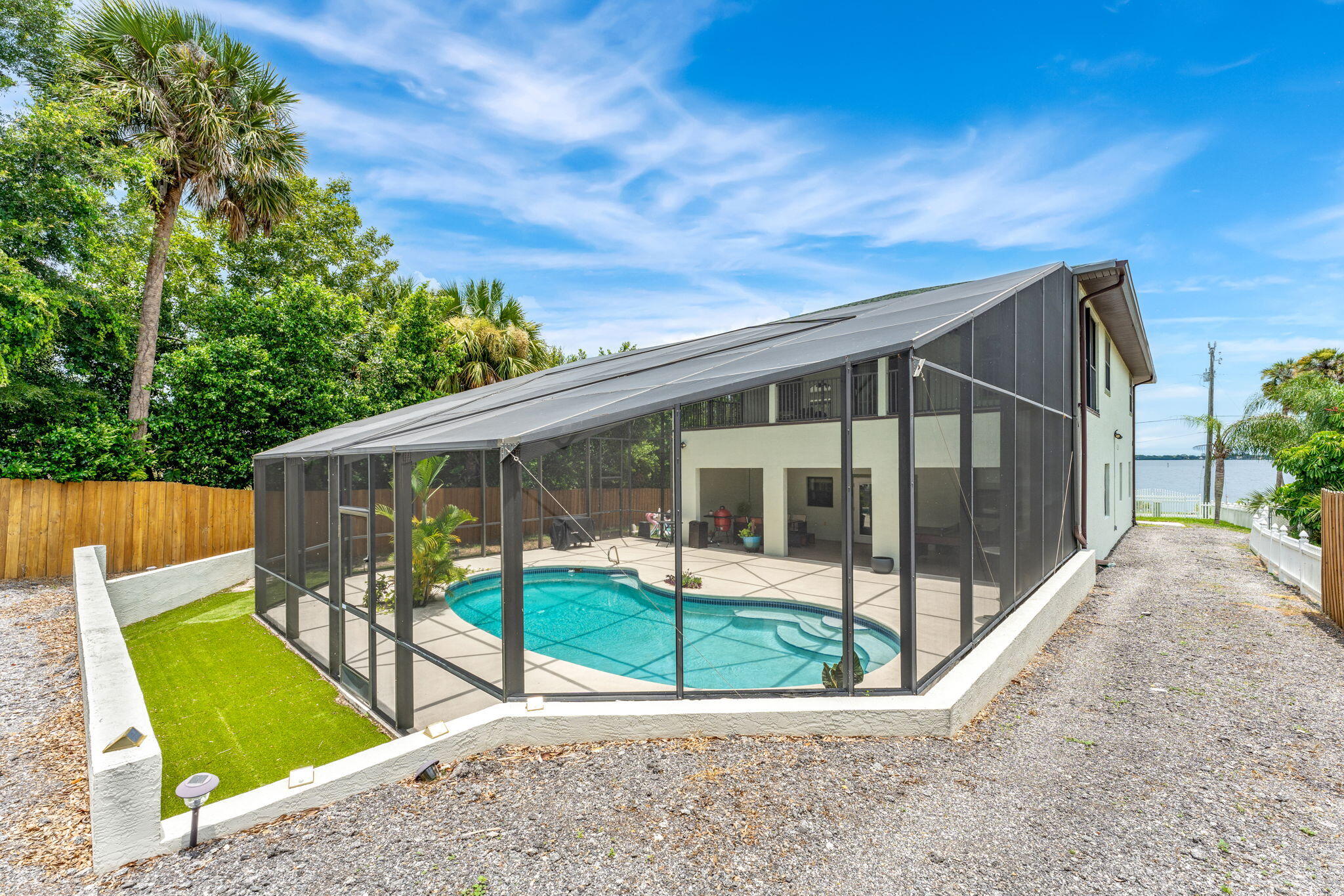 3119 Indian River Drive Cocoa, FL 32922 - Photo 38 of 47 a view of a house with backyard and porch