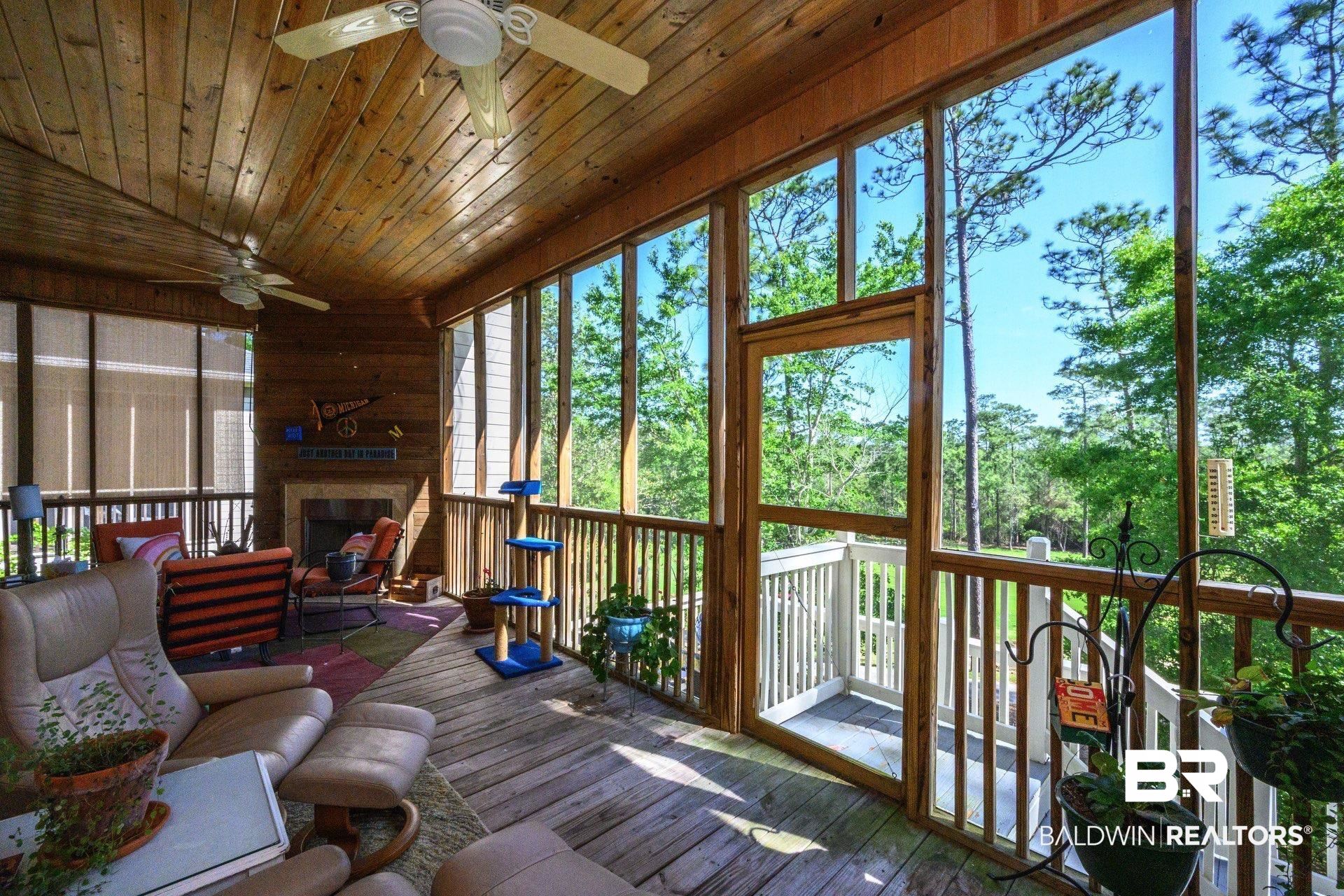32700 Steelwood Ridge Road, Unit C Loxley, AL 36551 - Photo 25 of 35 Oversized Screened Porch