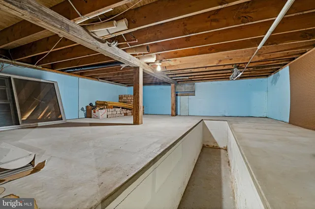 a view of storage and utility room