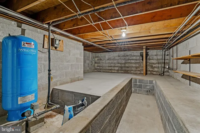 a view of storage and utility room