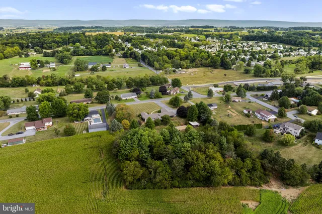 a view of a city with a lake