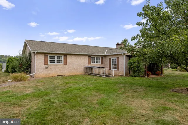 a house view with a garden space