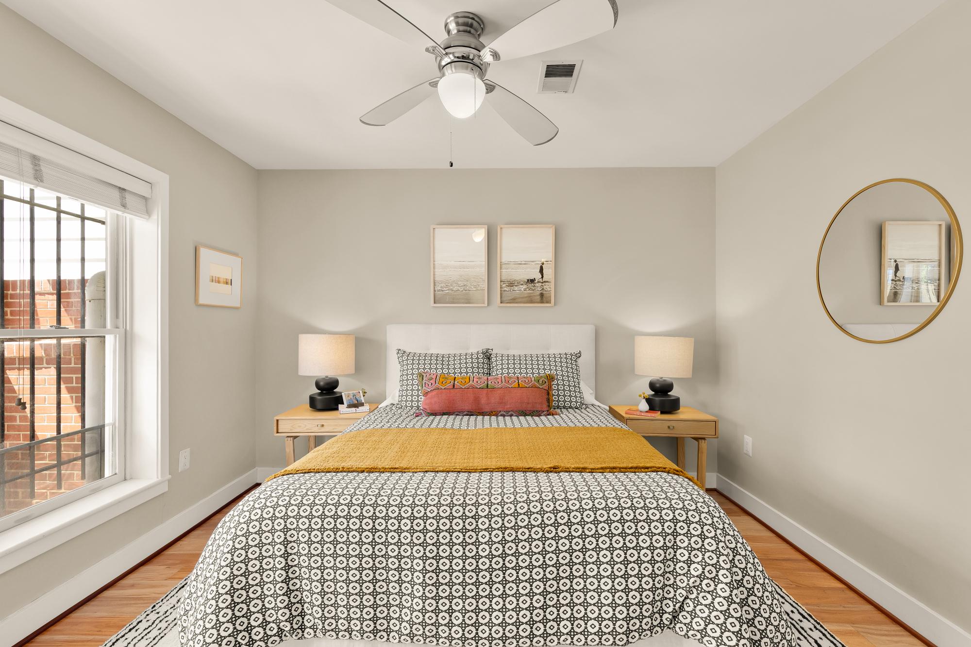 2434 Ontario Road Northwest, Unit 1 Washington, DC 20009 - Photo 11 of 20 Serene bedroom with modern charm.