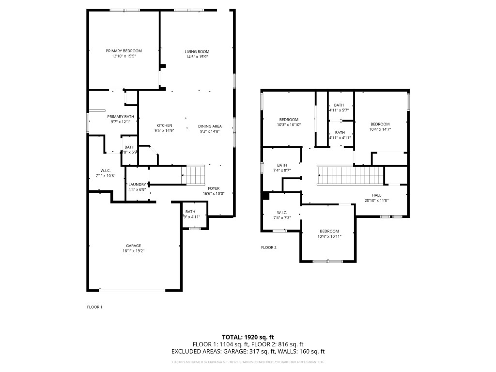 8001 Dampton Lane Austin, TX 78744 - Photo 38 of 38 a picture of a floor plan