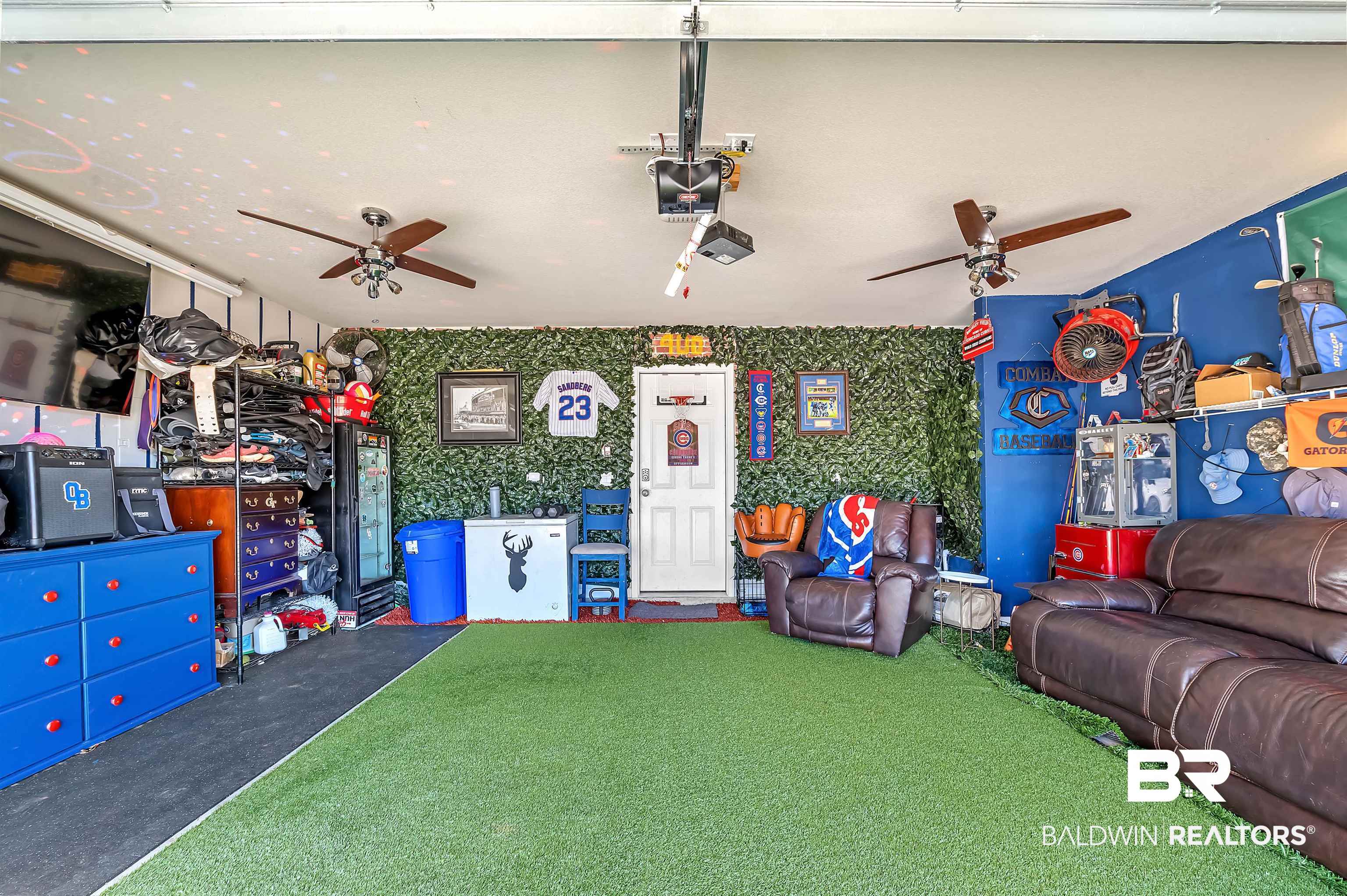 24549 Broken Sound Loop Orange Beach, AL 36561 - Photo 54 of 57 Game room featuring carpet flooring and ceiling fan