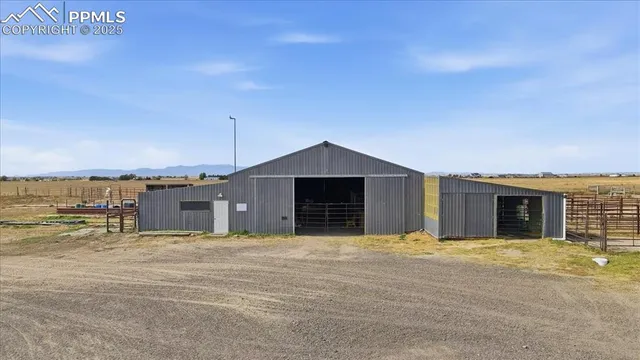 a large house with a outdoor space