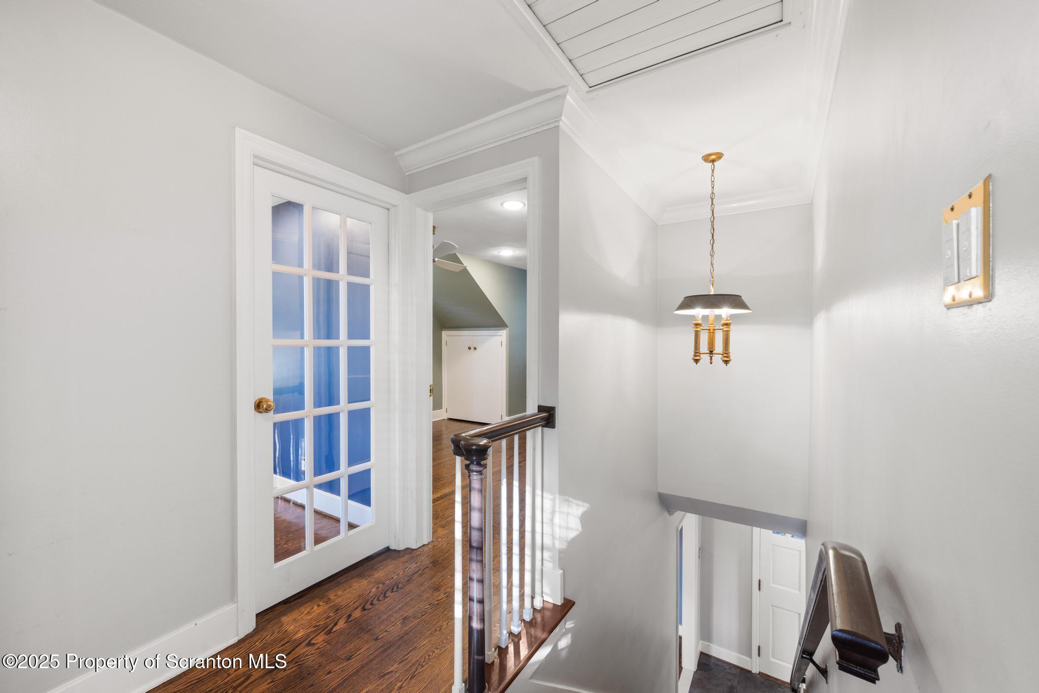 111 Upper Knapp Road Clarks Summit, PA 18411 - Photo 22 of 52 a view of a hallway with windows