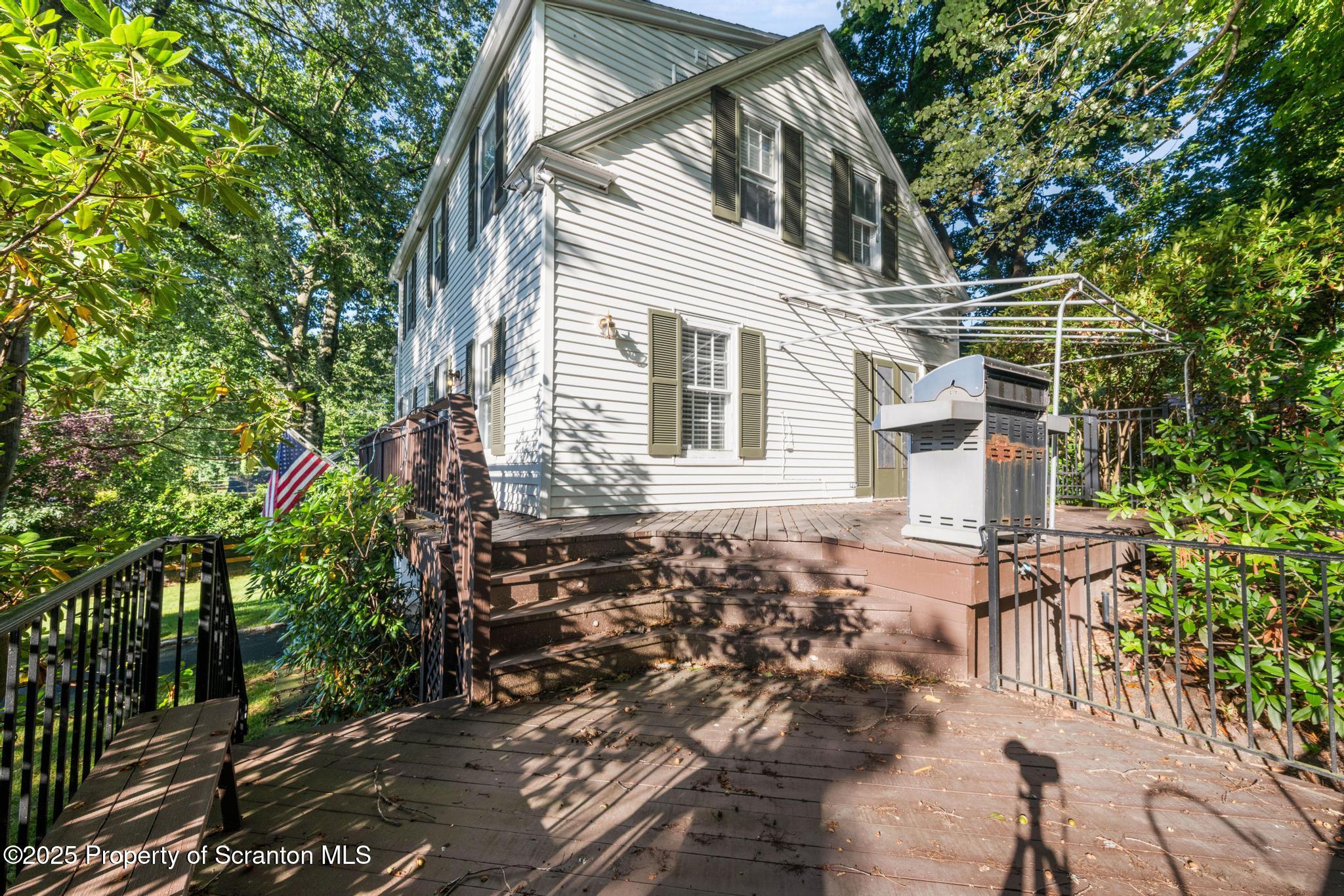111 Upper Knapp Road Clarks Summit, PA 18411 - Photo 34 of 52 a view of a house with a patio