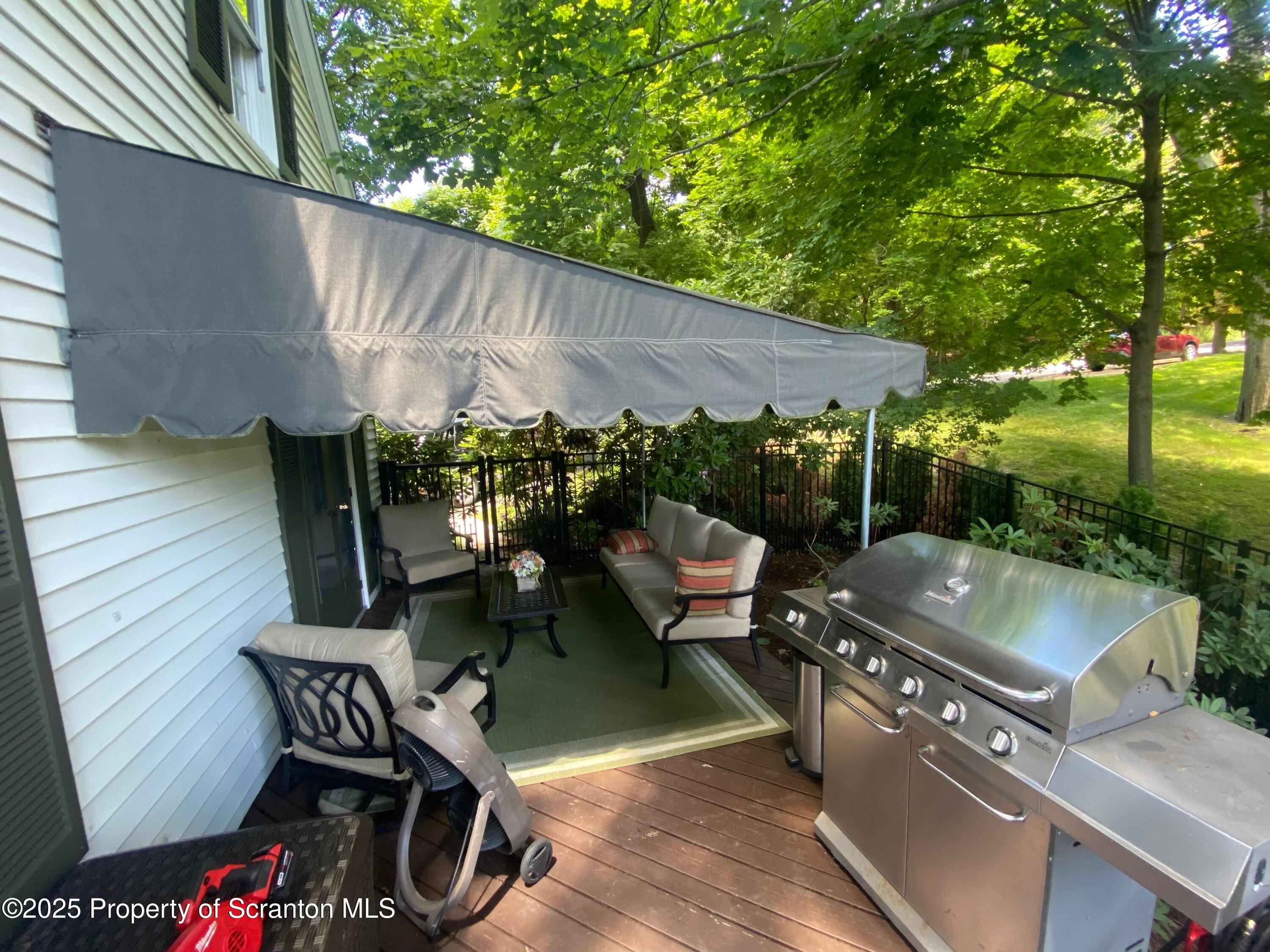 111 Upper Knapp Road Clarks Summit, PA 18411 - Photo 51 of 52 a patio with table and chairs