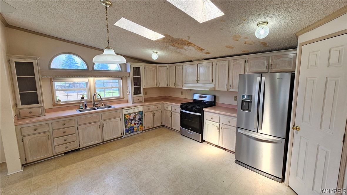 20 Calla Way Cheektowaga, NY 14043 - Photo 13 of 31 Kitchen with appliances and skylights