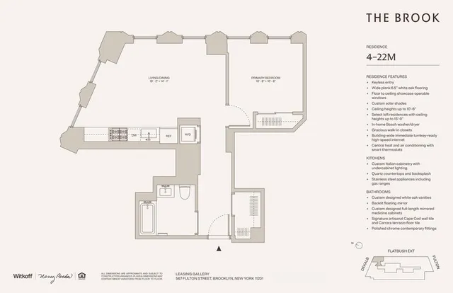 $5,125 | 567 Fulton Street, Unit 10M | Downtown Brooklyn