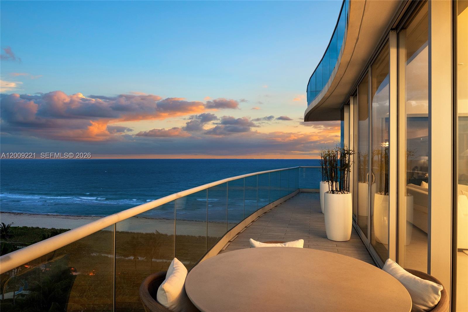 9349 Collins Avenue, Unit 801 Surfside, FL 33154 - Photo 49 of 59 a view of balcony