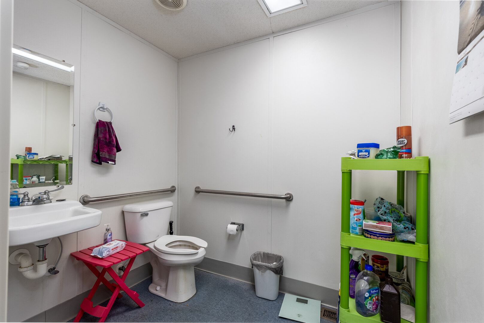 1313 Chestnut Street Ottawa, IL 61350 - Photo 14 of 30 a bathroom with a toilet sink and book shelf
