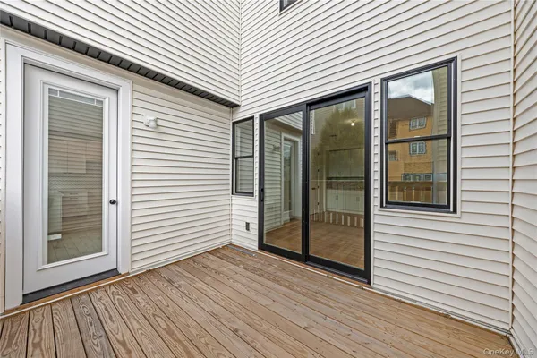 a view of a house with wooden floor