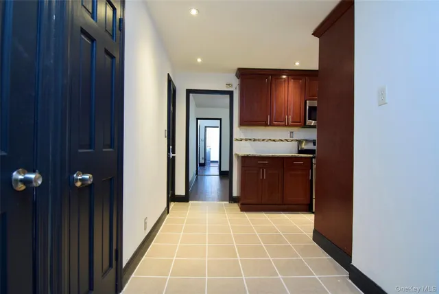 a view of an entryway door