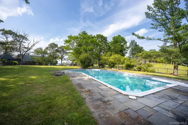 a view of a field of a building