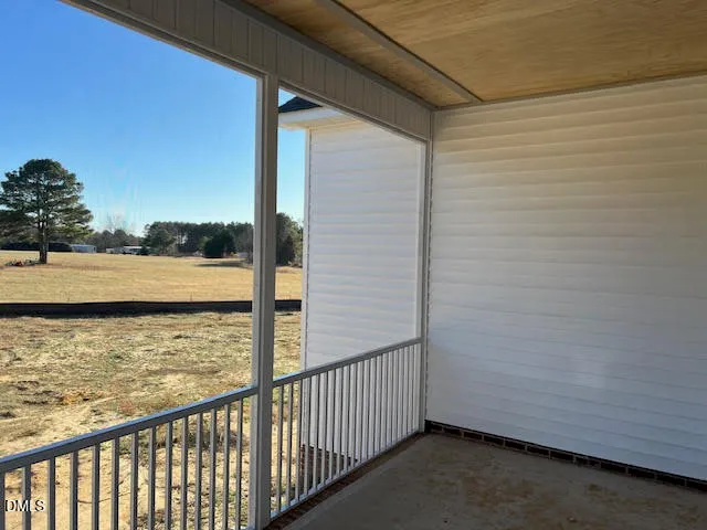 a view of ocean from a balcony