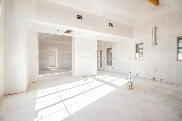 a view of empty room