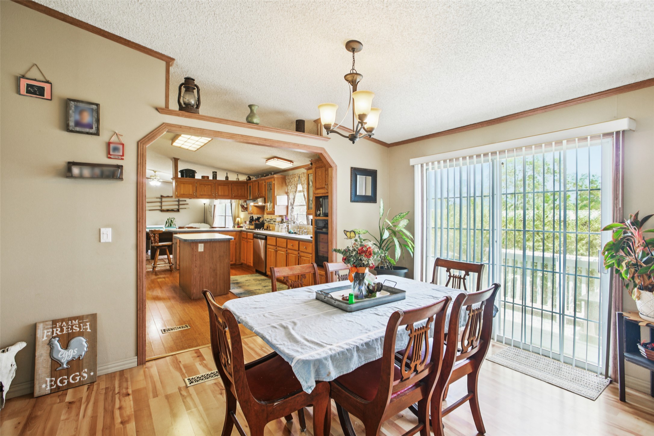372 Hofferek Road Rosanky, TX 78953 - Photo 8 of 40 a view of a dining room with furniture window and outside view