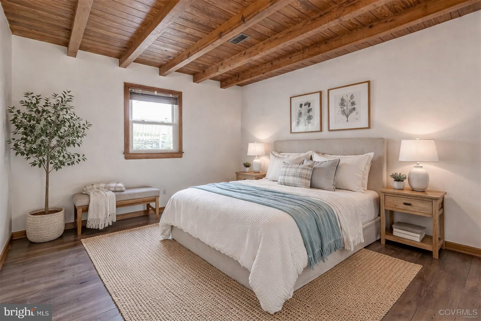 5708 Lakeview Road Quinton, VA 23141 - Photo 49 of 53 a bedroom with a bed and a couch