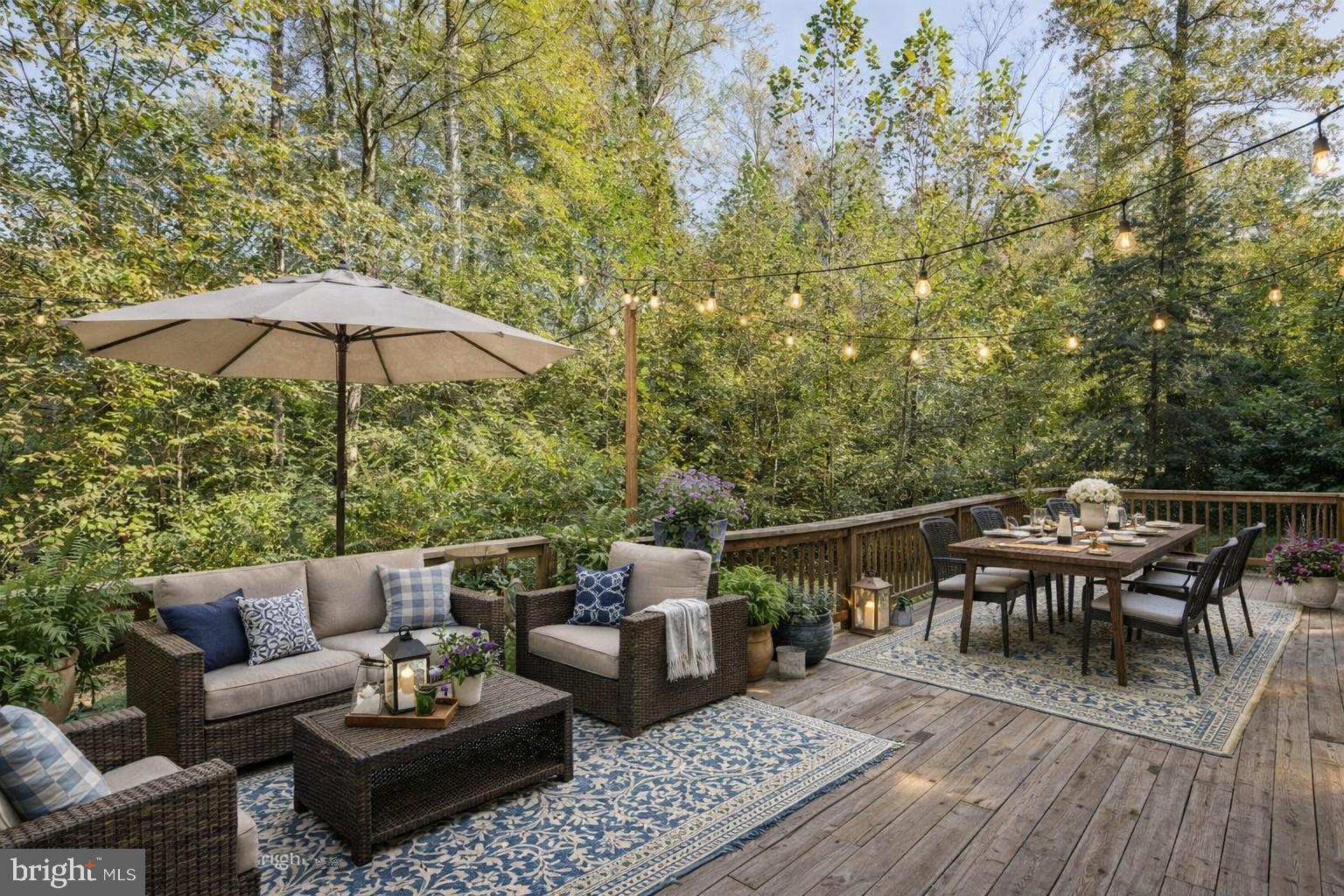 5708 Lakeview Road Quinton, VA 23141 - Photo 52 of 53 a roof deck with a table and chairs