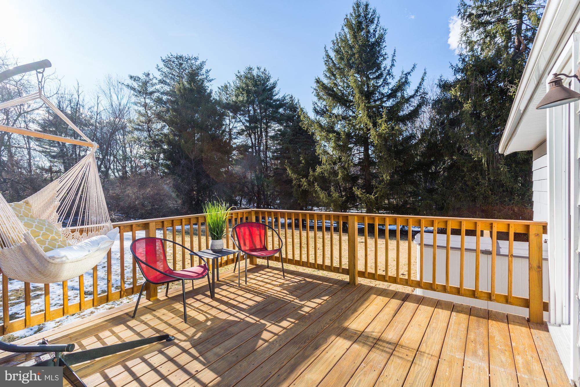 5404 Lightning View Road Columbia, MD 21045 - Photo 27 of 30 Relax in seclusion on the deck backing to trees