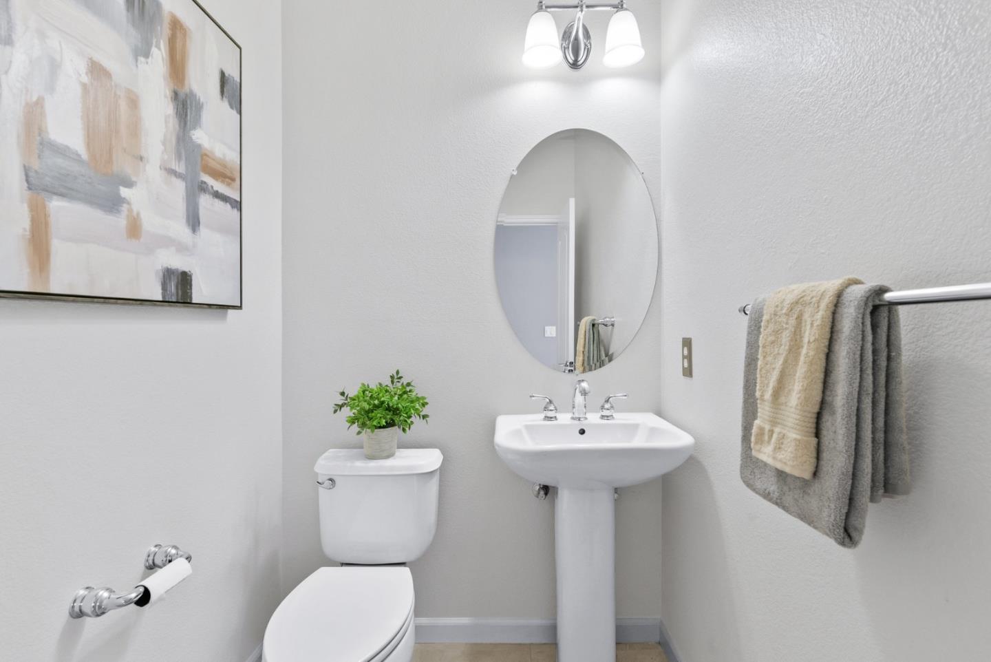4334 Watson Circle Santa Clara, CA 95054 - Photo 12 of 38 a bathroom with a sink toilet and a mirror