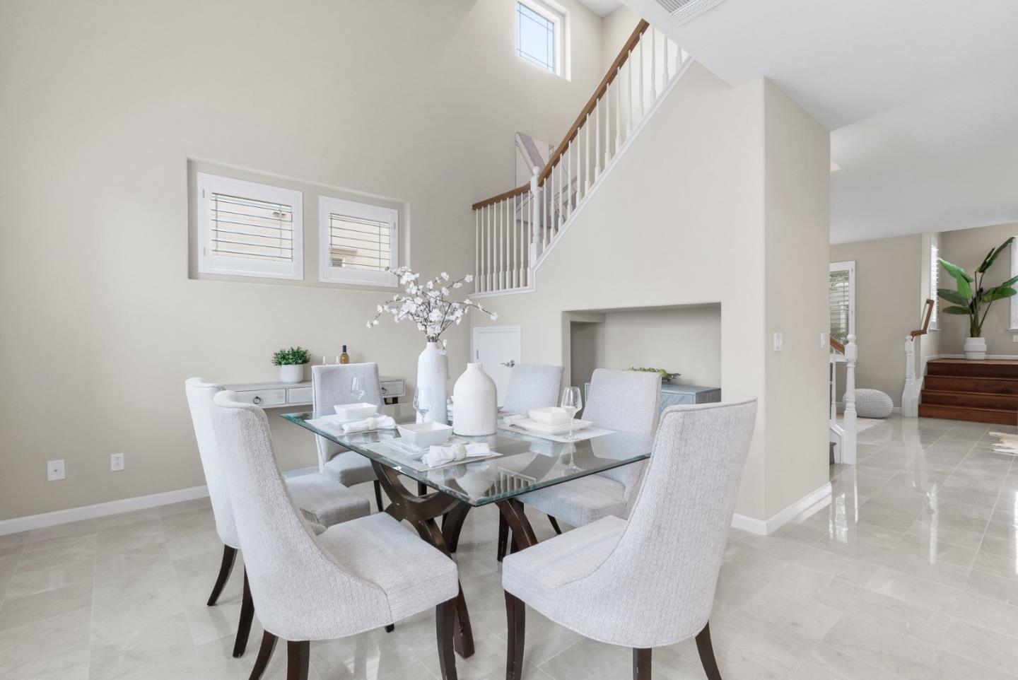 4334 Watson Circle Santa Clara, CA 95054 - Photo 18 of 38 a dining room with furniture a rug and wooden floor