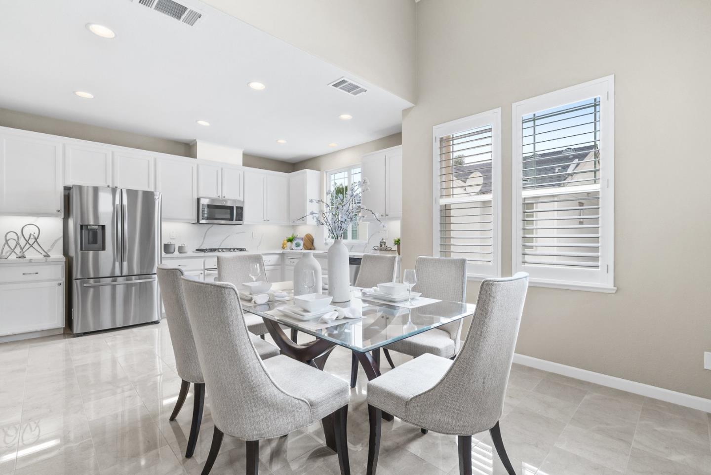 4334 Watson Circle Santa Clara, CA 95054 - Photo 19 of 38 a view of a dining room with furniture and a large window