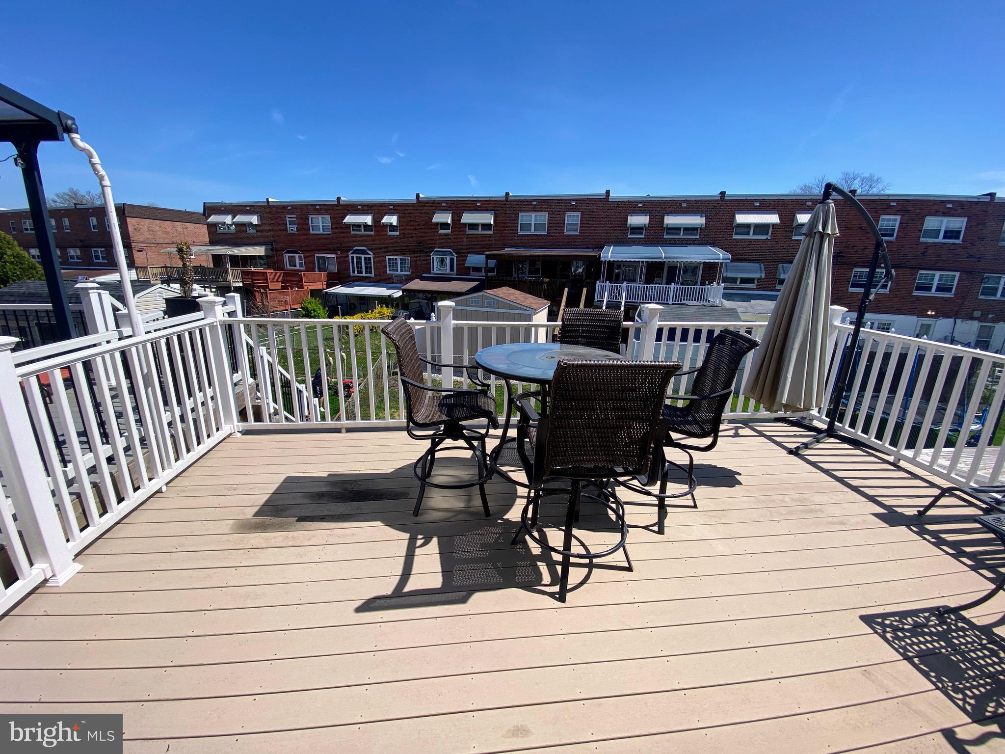 3137 Belgreen Road Philadelphia, PA 19154 - Photo 36 of 42 Deck off of the Dining Room overlooking the yard